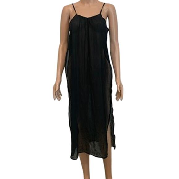 Guess Other - Guess medium side split hem gauze swim cover up dress SW 3006